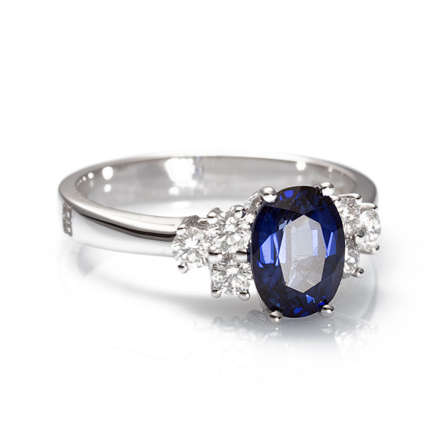 Ring Fantasia con Zaffiro Blu - Davite & Delucchi