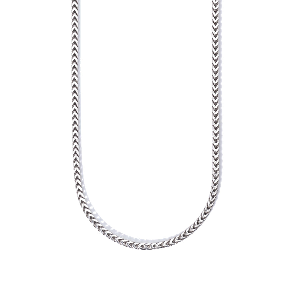 Necklace Uomo in Argento catena spigata Mabina Gioielli