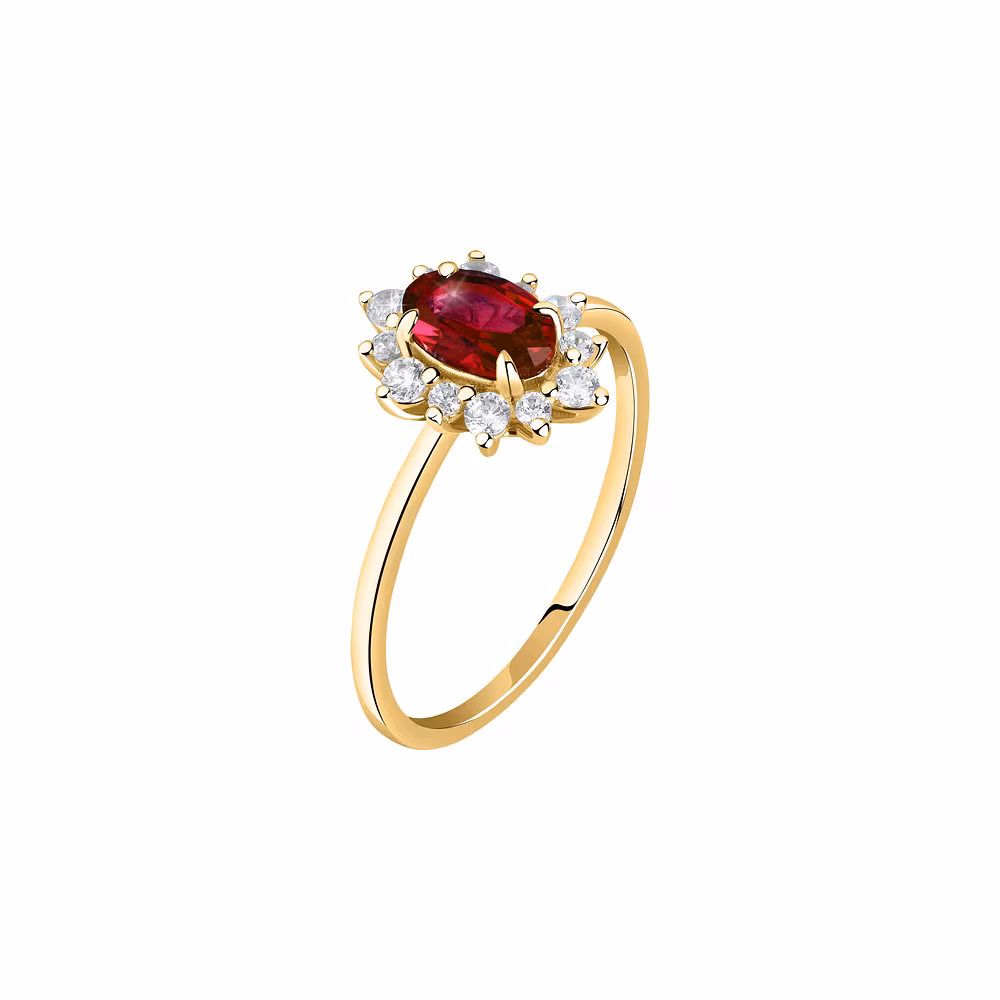 RING LIVE DIAMOND CLASSIC GEM STONE