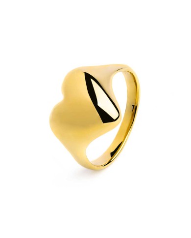 Ring cuore bombato