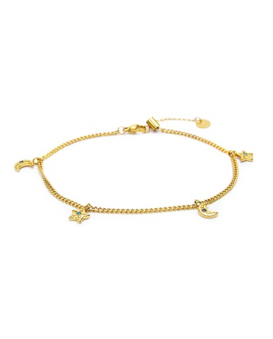 Anklet stella e luna