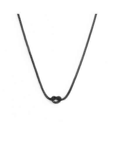 Necklace con nodo catena knoted