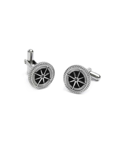 Cufflinks rosa dei venti