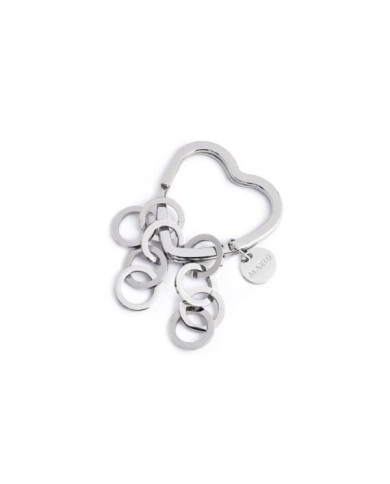 Keychain cuore con anelli