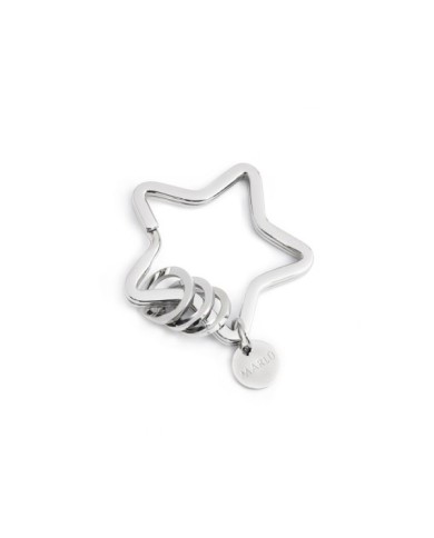 Keychain stella con anelli